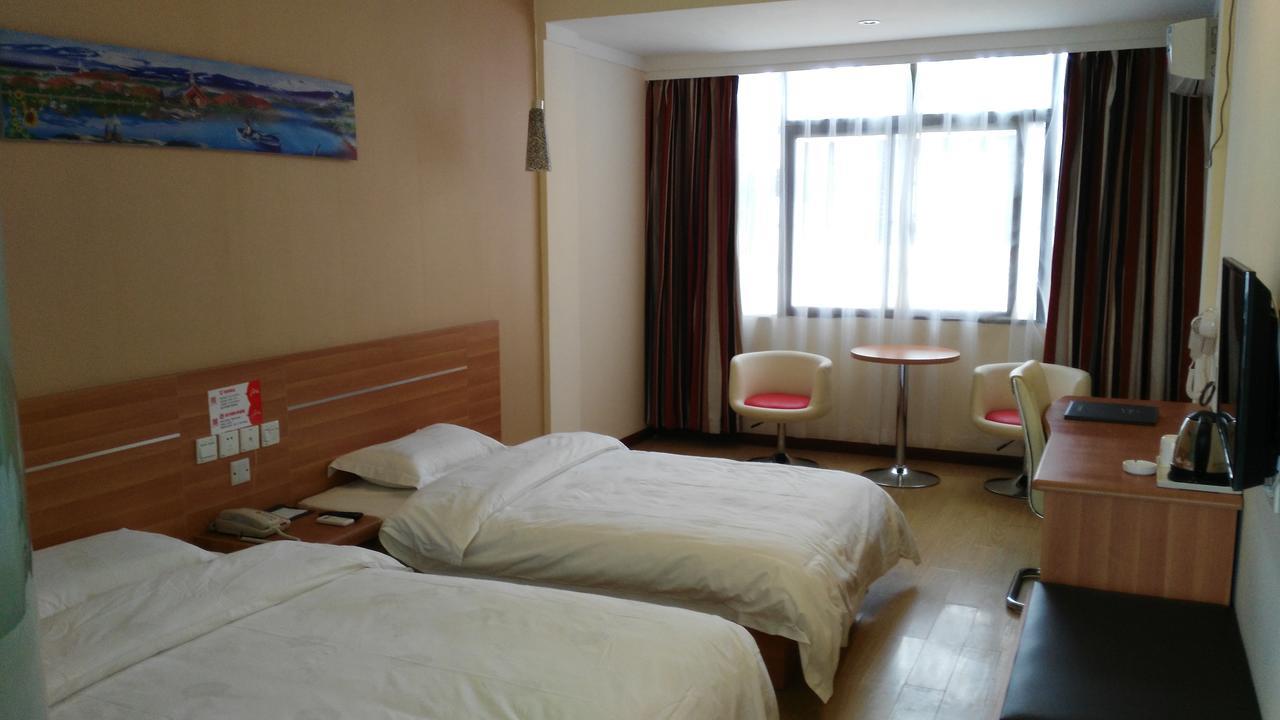 Thank Inn Chain Hotel Henan Xinyang Train Station Gongqu Road Xinyang (Henan) Exterior foto